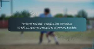 Ρονάλντο Ναζάριο: Θρίαμβοι στο Παγκόσμιο Κύπελλο, Σημαντικές στιγμές σε συλλόγους, Βραβεία